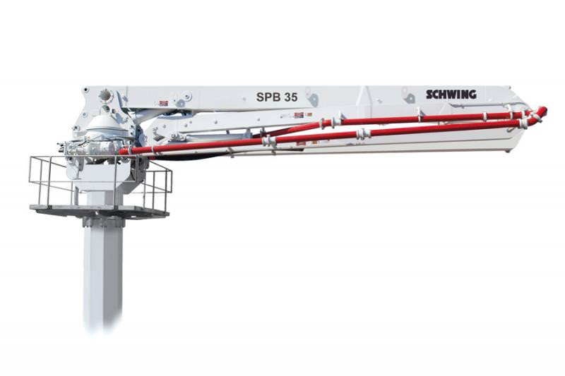 Стационарная гидравлическая бетонораспределительная стрела Schwing SPB 35