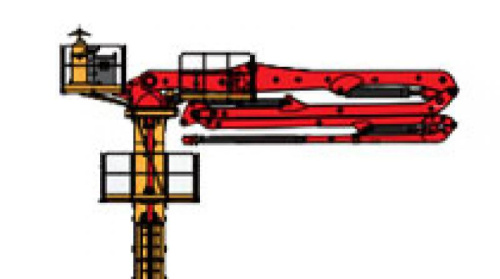Стационарная гидравлическая бетонораспределительная стрела Sany HG32