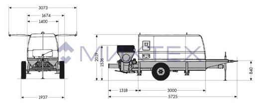 Стационарный бетононасос Schwing SP 1800 